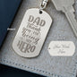 Testing-Engraved Dog Tag Keychain (2/27/23)