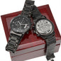 To My Son - Black Engraved Watch