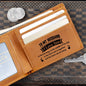 Leather Engraved Wallet TEST 1-25-23
