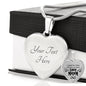 Testing Engraved Heart - Love Mom Paw Prints