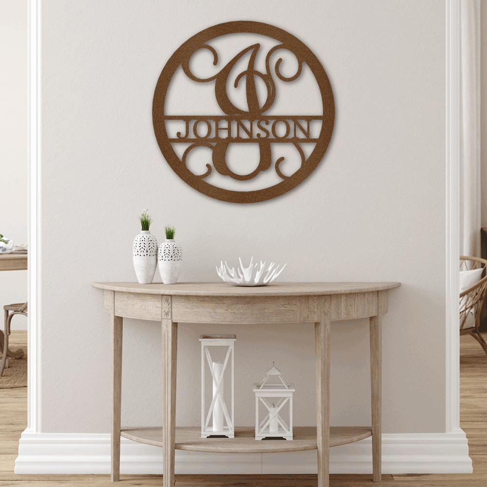 Circle Vine Metal Art Upsell Test