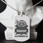 Testing Engraved Dog Tag Necklace  2.6.23