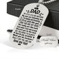 Testing Engraved Dog Tag - Dad My little eyes are watching