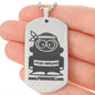 Testing Engraved Dog Tag Necklace  2.6.23
