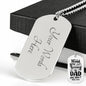Testing Engraved DT - Thank you for being the Dad