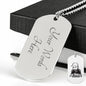 Testing Engraved Dog Tag - Joe Robert