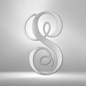 Fancy Initial Metal Sign with Upsell