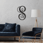 Fancy Initial Metal Sign with Upsell
