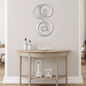 Fancy Initial Metal Sign with Upsell