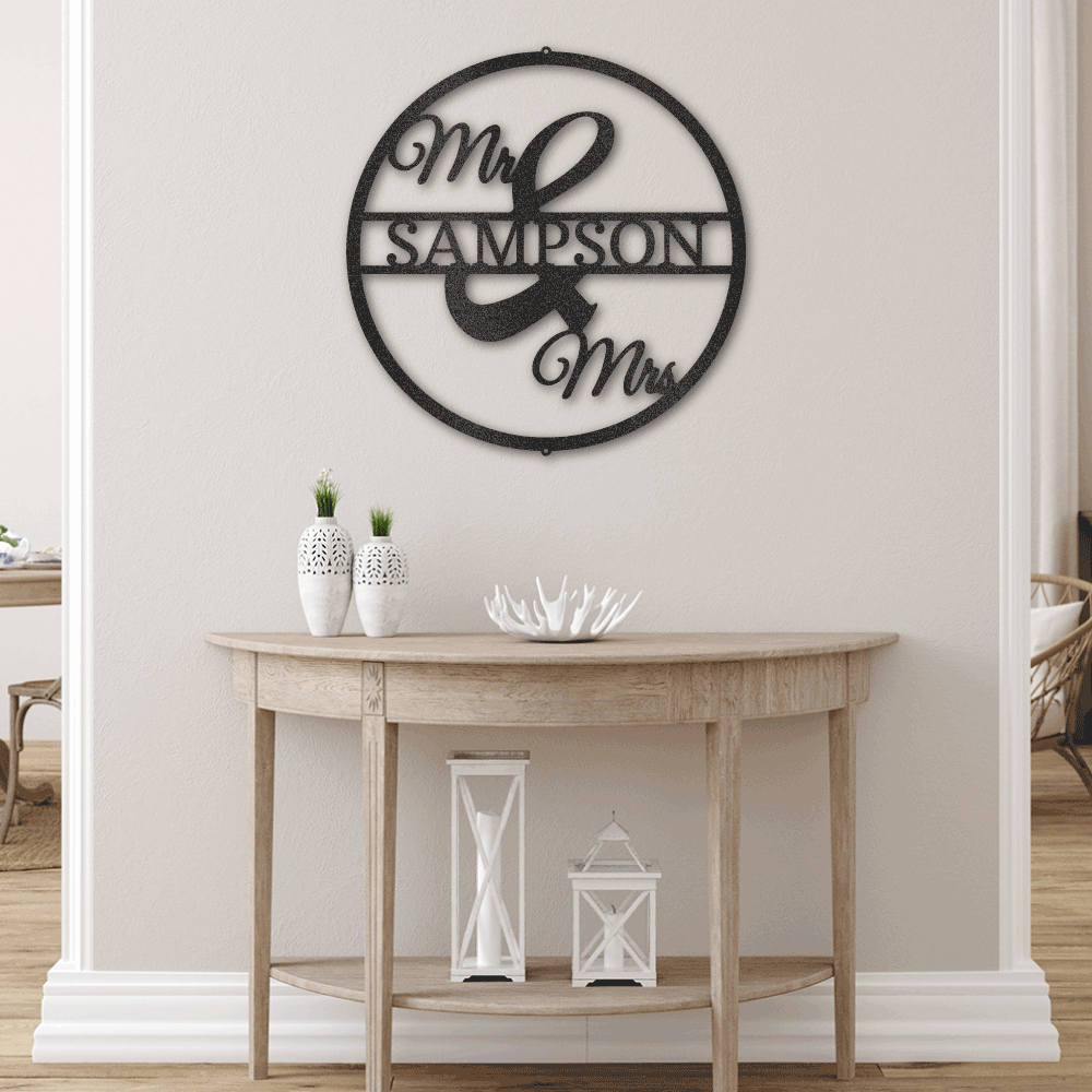 Mr and Mrs Circle Monogram 1.10.22