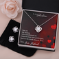 TESTING Love Knot Earring & Necklace Set