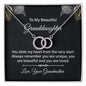 To My Granddaughter - Perfect Pair