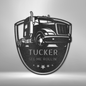 Testing TRUCKER METAL SIGN