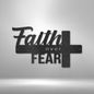 Faith Over Fear Metal Art TEST 2.21.22