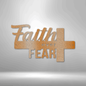 Faith Over Fear Metal Art TEST 2.21.22