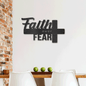 Faith Over Fear Metal Art TEST 2.21.22