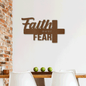 Faith Over Fear Metal Art TEST 2.21.22