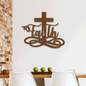 Faith Cross Metal Art TEST 2.22.22