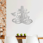 Faith Cross Metal Art TEST 2.22.22