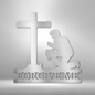 Kneeling Man Monogram TEST 2.22.22