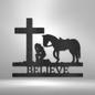 Kneeling Cowgirl Monogram TEST 2.22.22