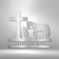 Kneeling Cowgirl Monogram TEST 2.22.22