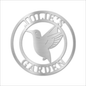 Humming Bird Monogram TEST metal art 4.15.22