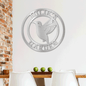 Humming Bird Monogram TEST metal art 4.15.22