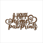 Home with Paw Prints TEST metal art 4.15.22