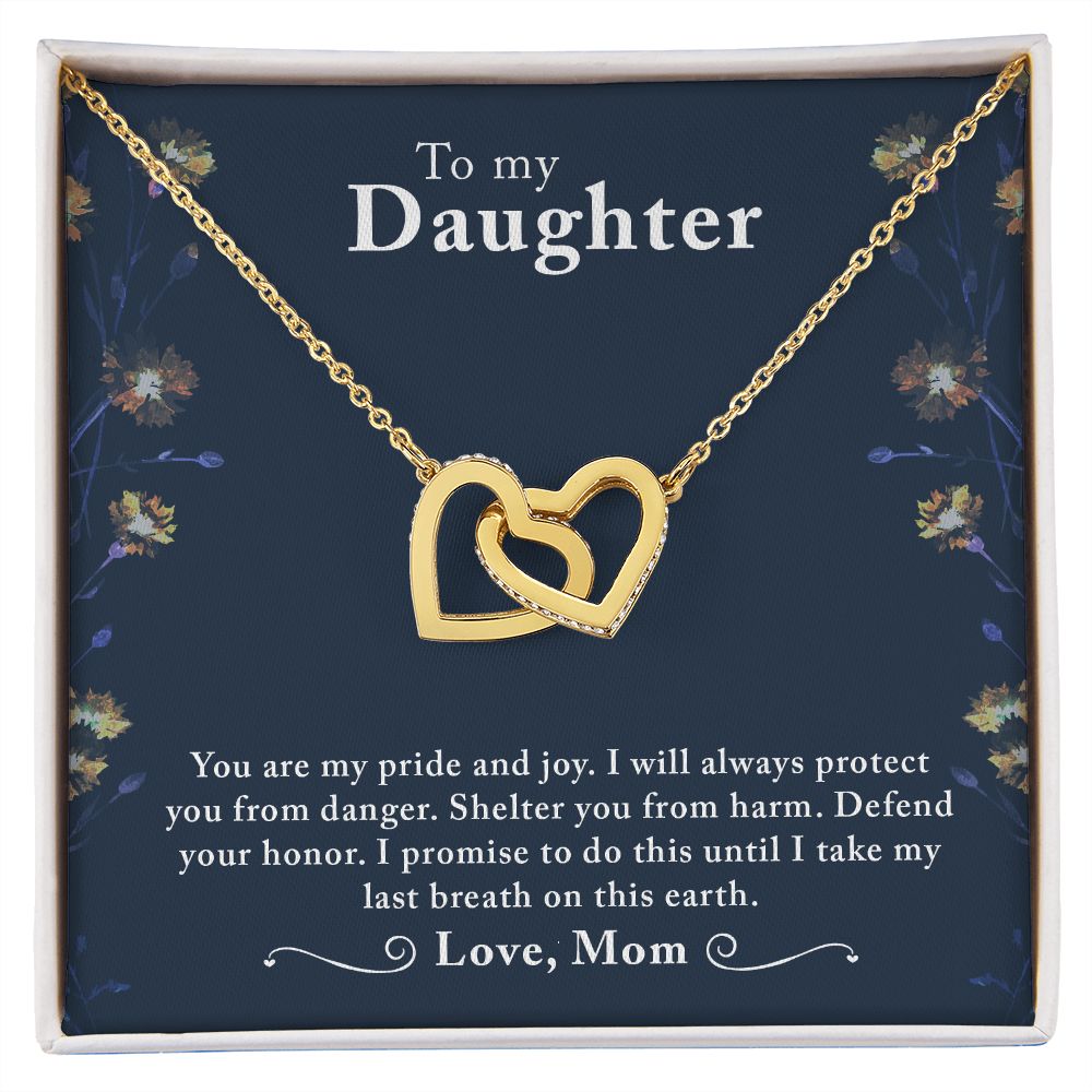 To My Daughter - Interlocking Hearts