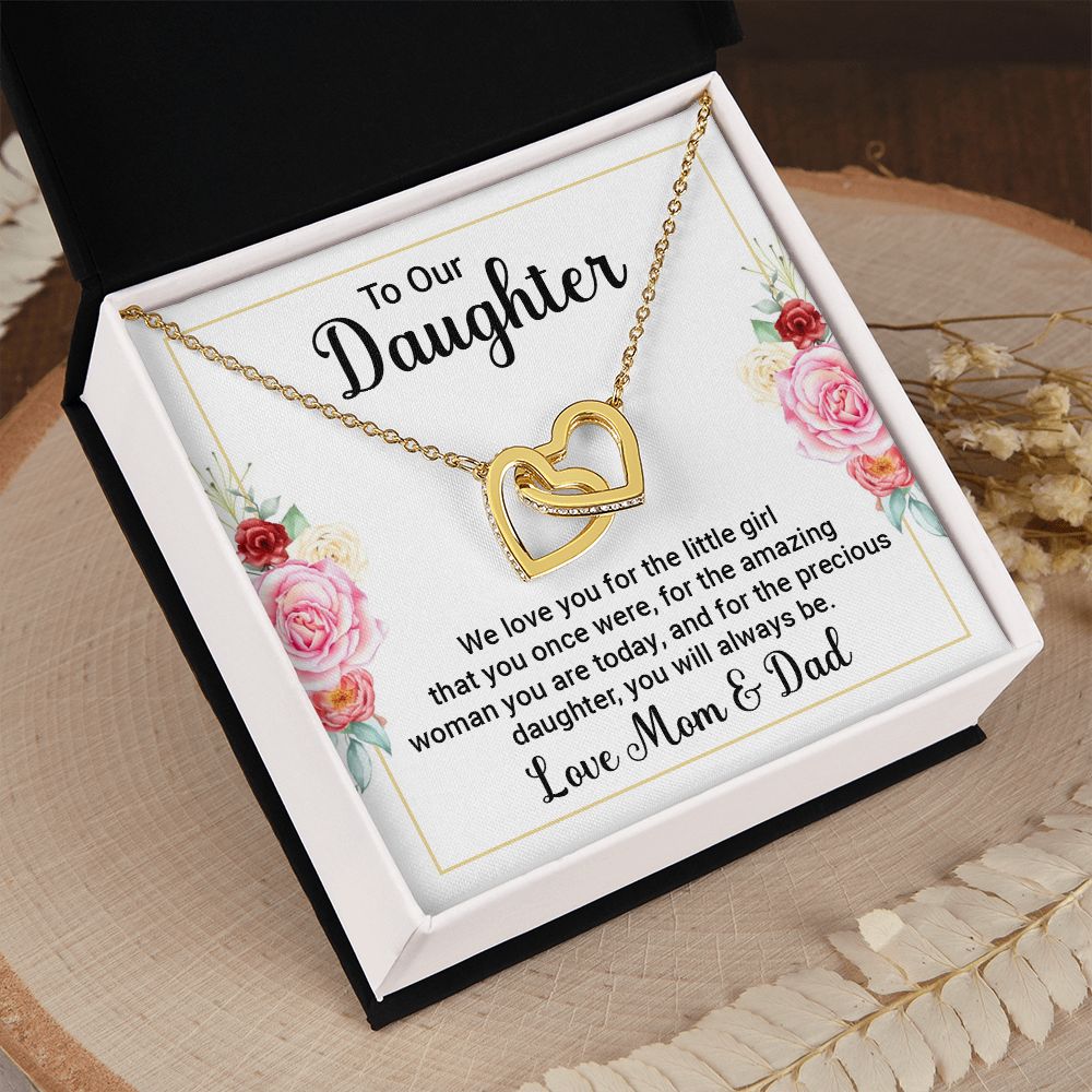 To our daughter Interlocking Hearts