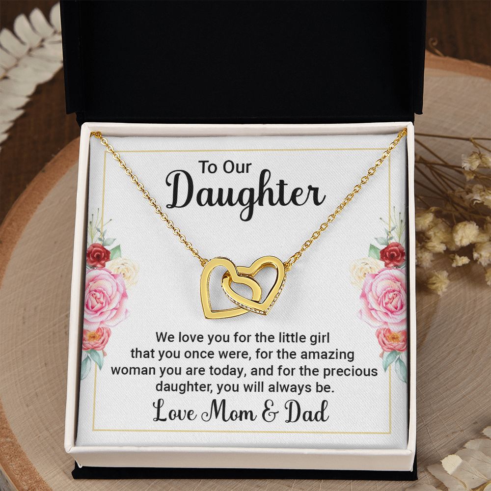 To our daughter Interlocking Hearts