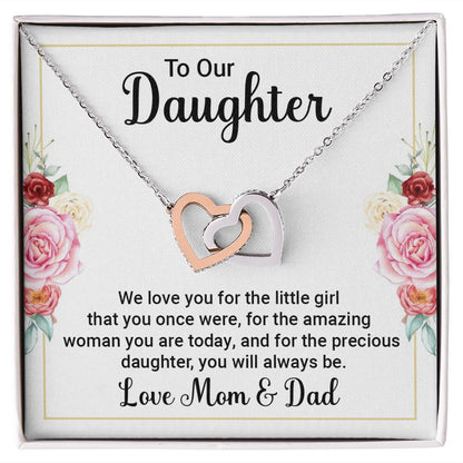 To our daughter Interlocking Hearts