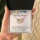 To My Bonus Mom from Daughter Interlocking Hearts
