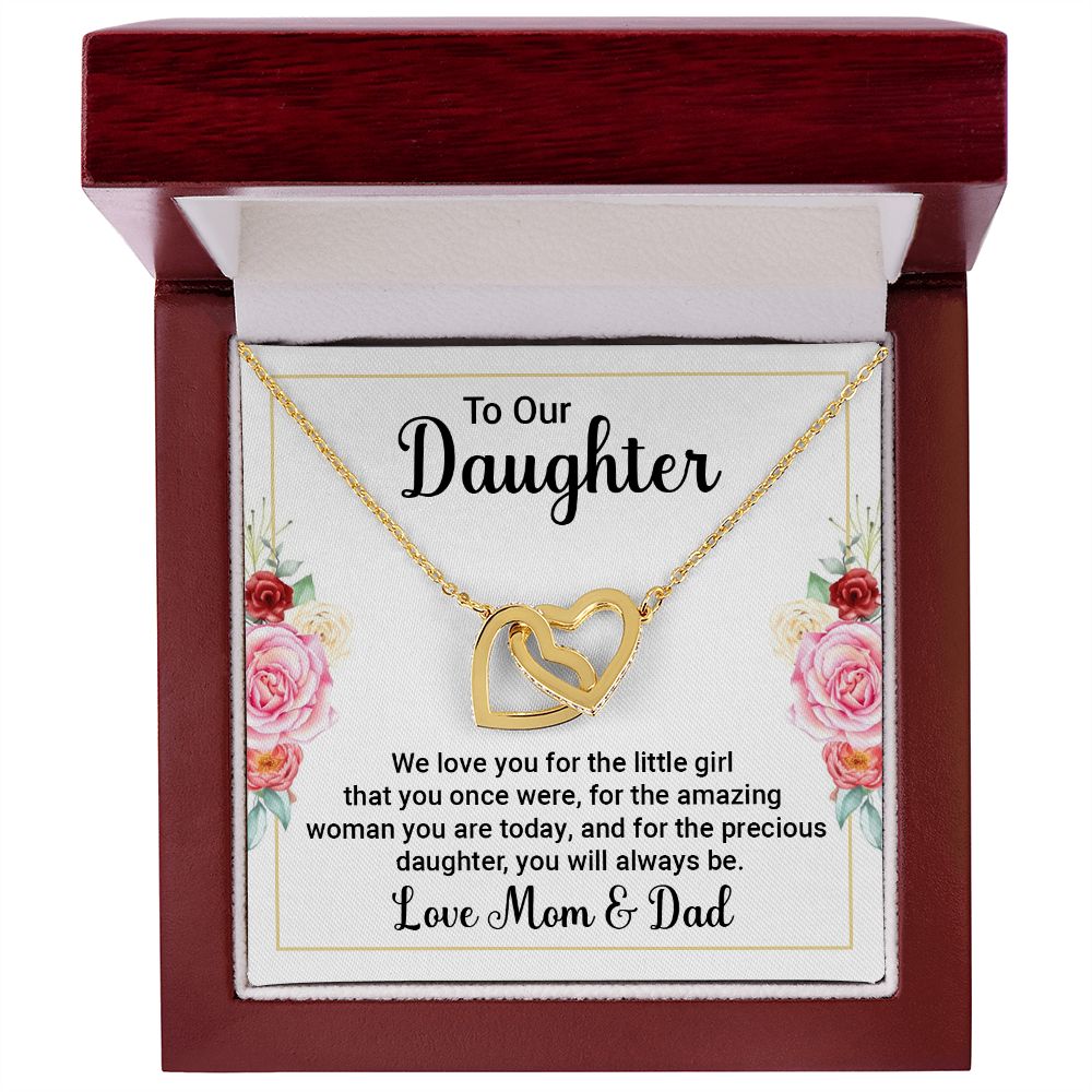 To our daughter Interlocking Hearts