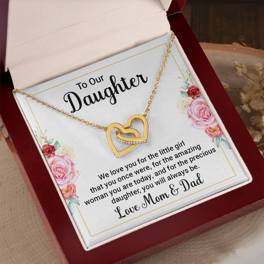 To our daughter Interlocking Hearts