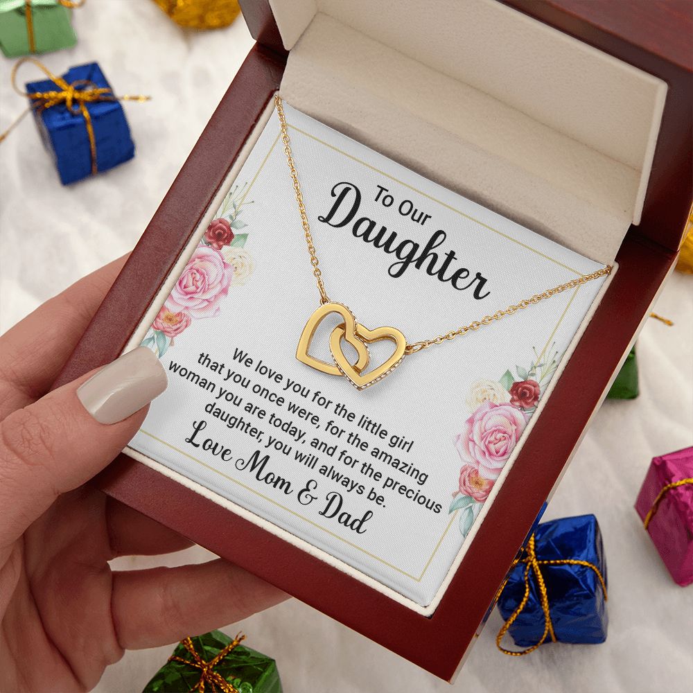To our daughter Interlocking Hearts