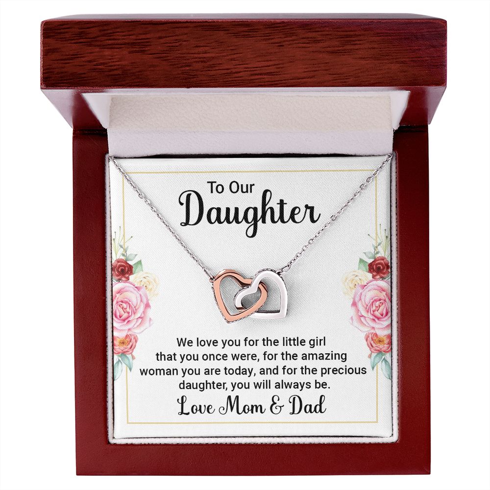 To our daughter Interlocking Hearts