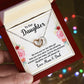 To our daughter Interlocking Hearts