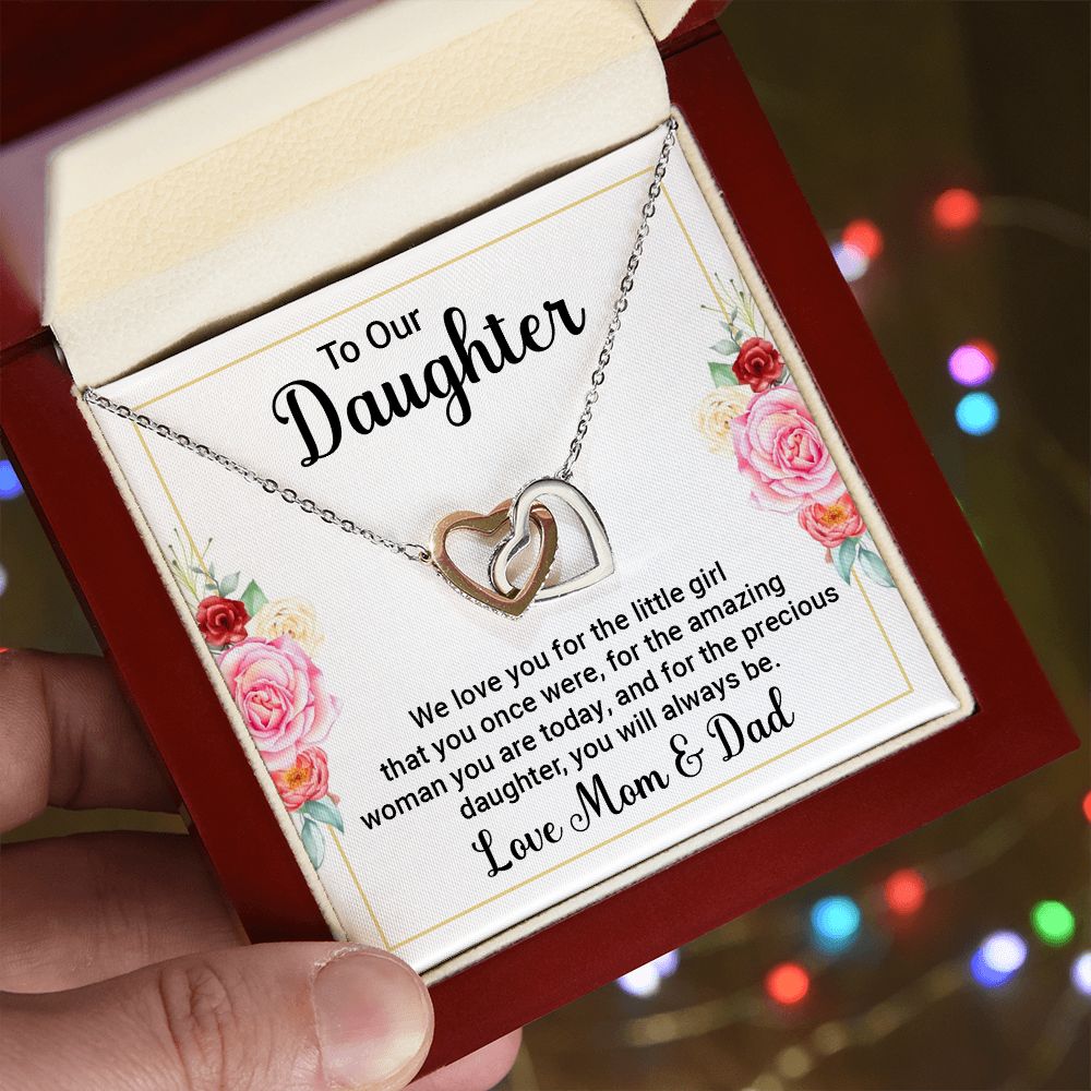 To our daughter Interlocking Hearts