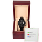 Testing Black Chronograph Watch with MC