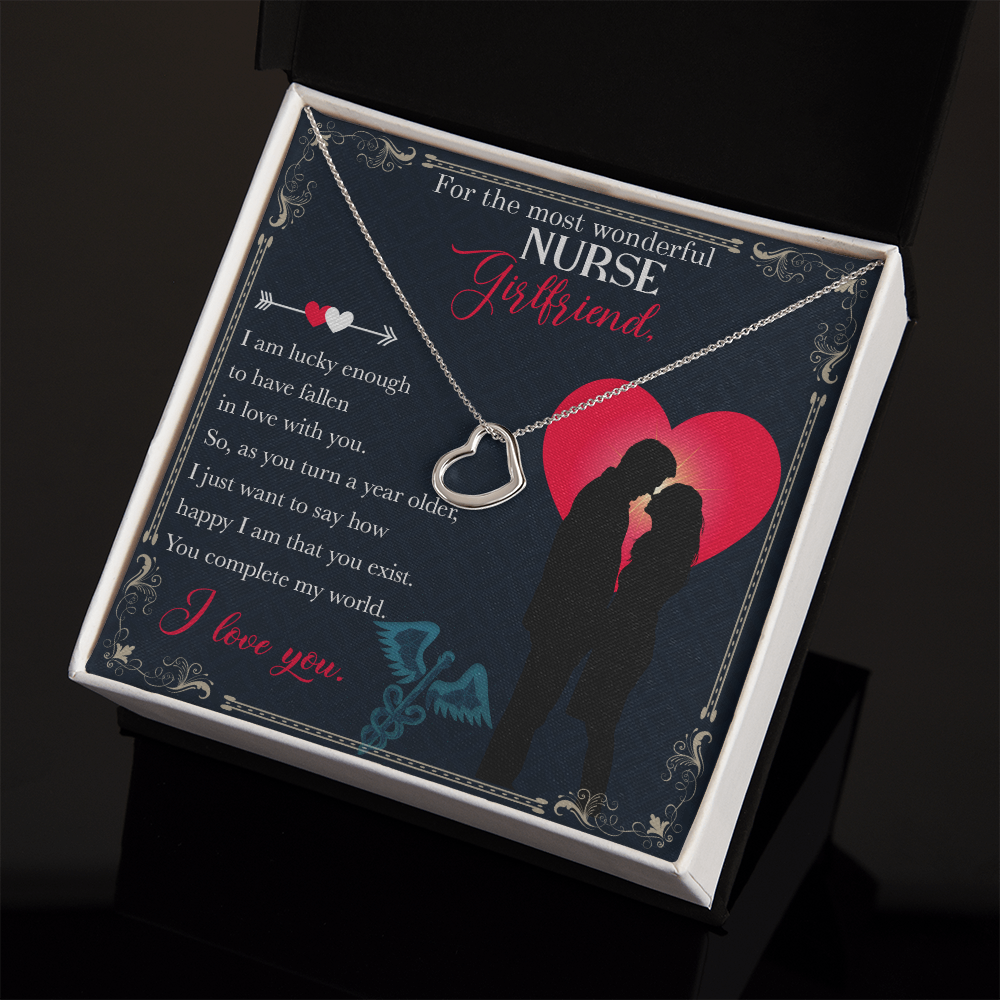 Delicate Heart Nurse Necklace