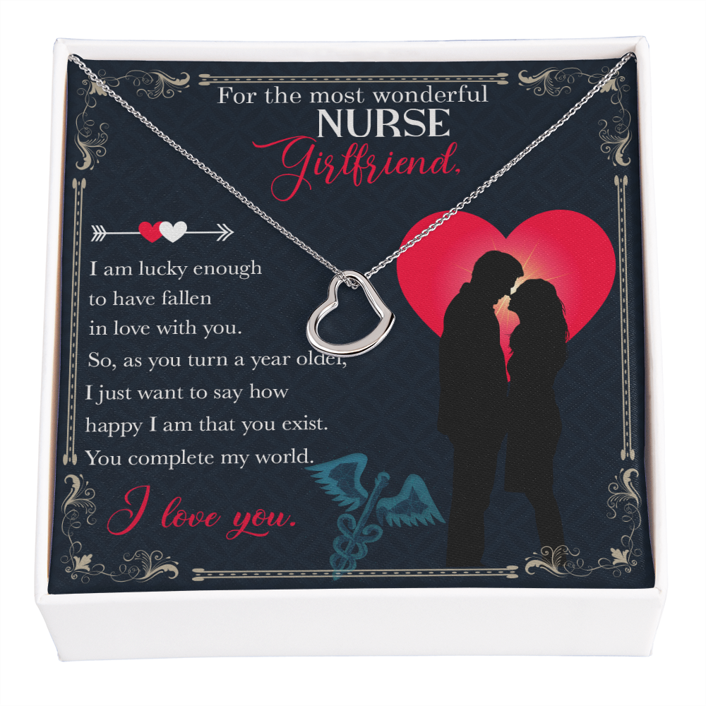 Delicate Heart Nurse Necklace