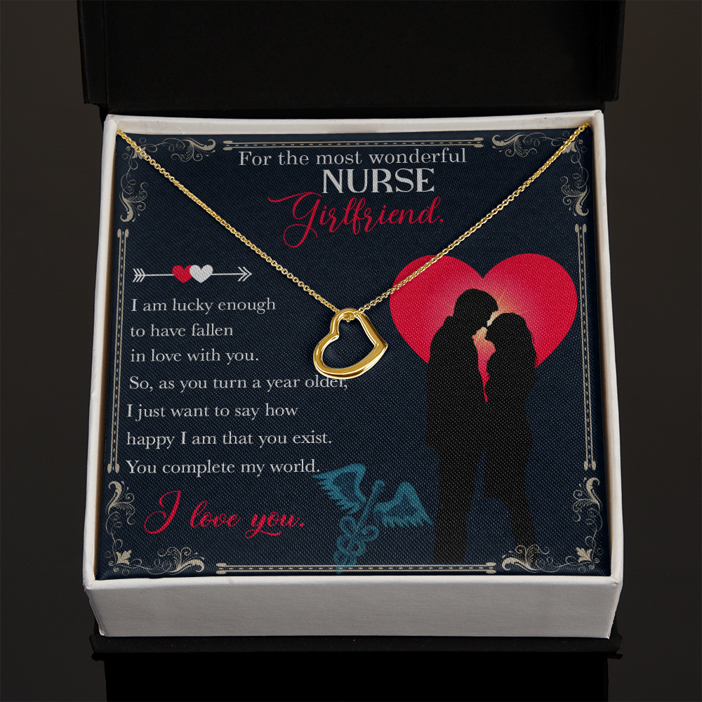 Delicate Heart Nurse Necklace