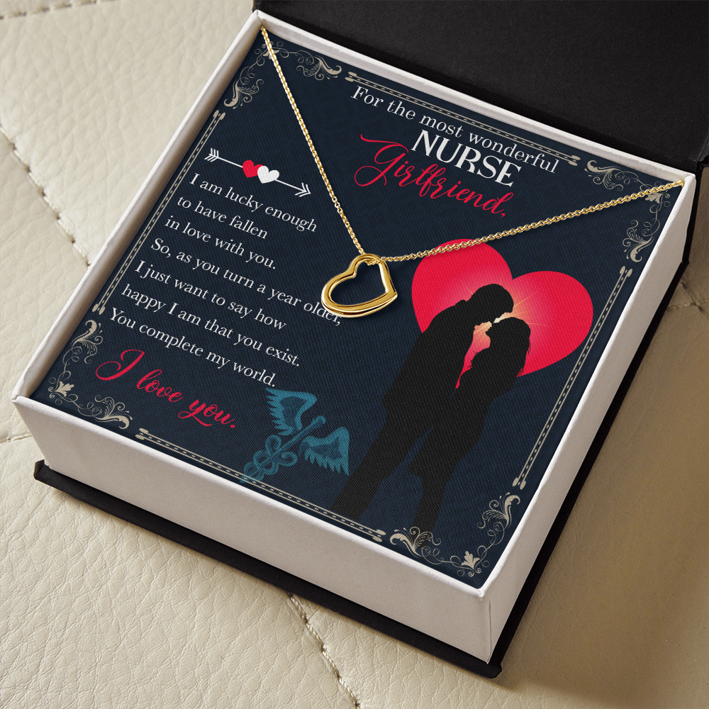 Delicate Heart Nurse Necklace