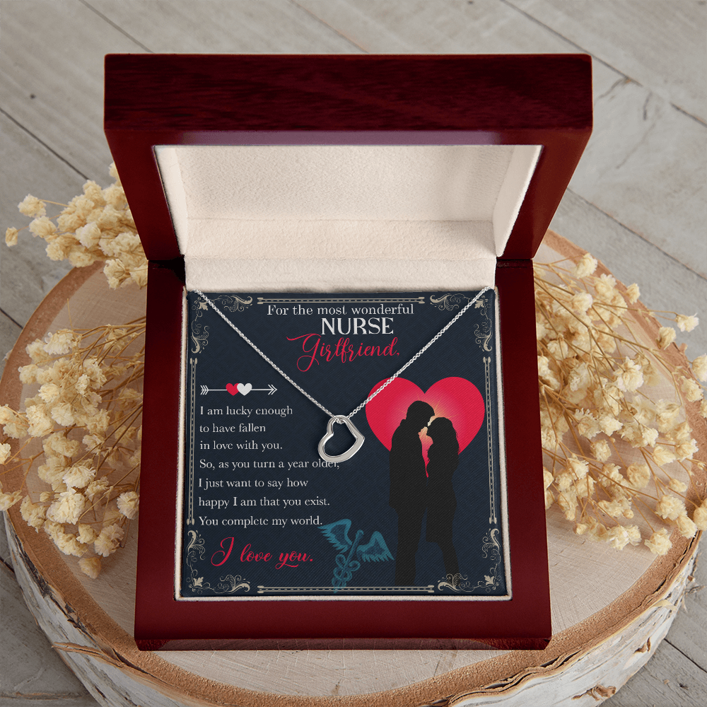 Delicate Heart Nurse Necklace