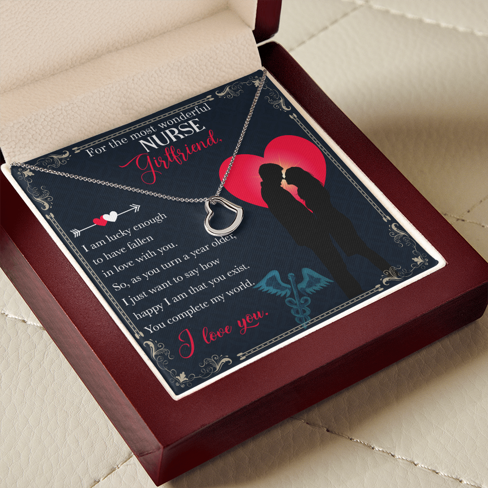 Delicate Heart Nurse Necklace