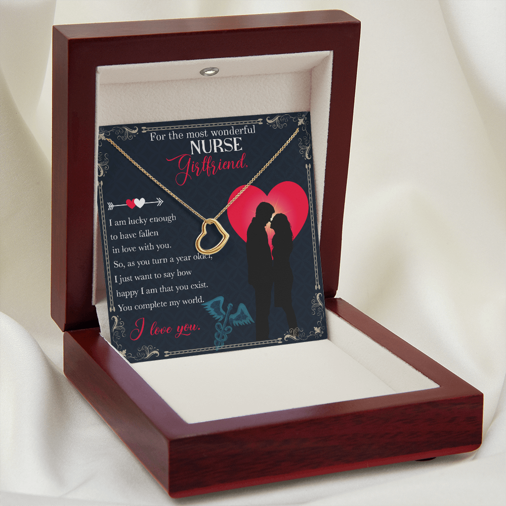 Delicate Heart Nurse Necklace
