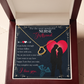 Delicate Heart Nurse Necklace