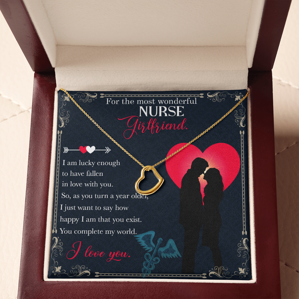 Delicate Heart Nurse Necklace